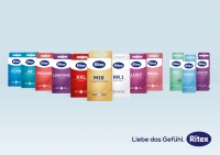 Ritex: Kondom- und Gleitmittel-Sortiment im neuen Look - Quelle: Ritex